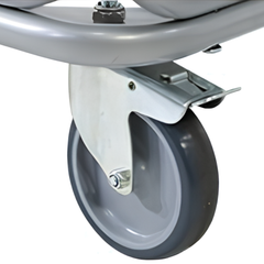 Mesh Trolley with Folding Lid & Side-Hammerox Industrial