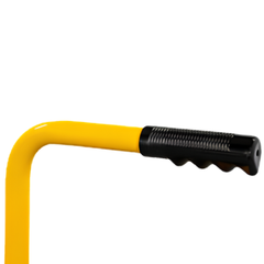 Mobile Wheel Chock with Handle & Sign-Hammerox Industrial