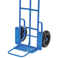 P Handle Trolley with Extended Foot Flat-Free Wheels-Hammerox Industrial