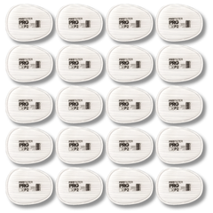 P2 Replacement Filter Pads 20 Pack - ProChoice