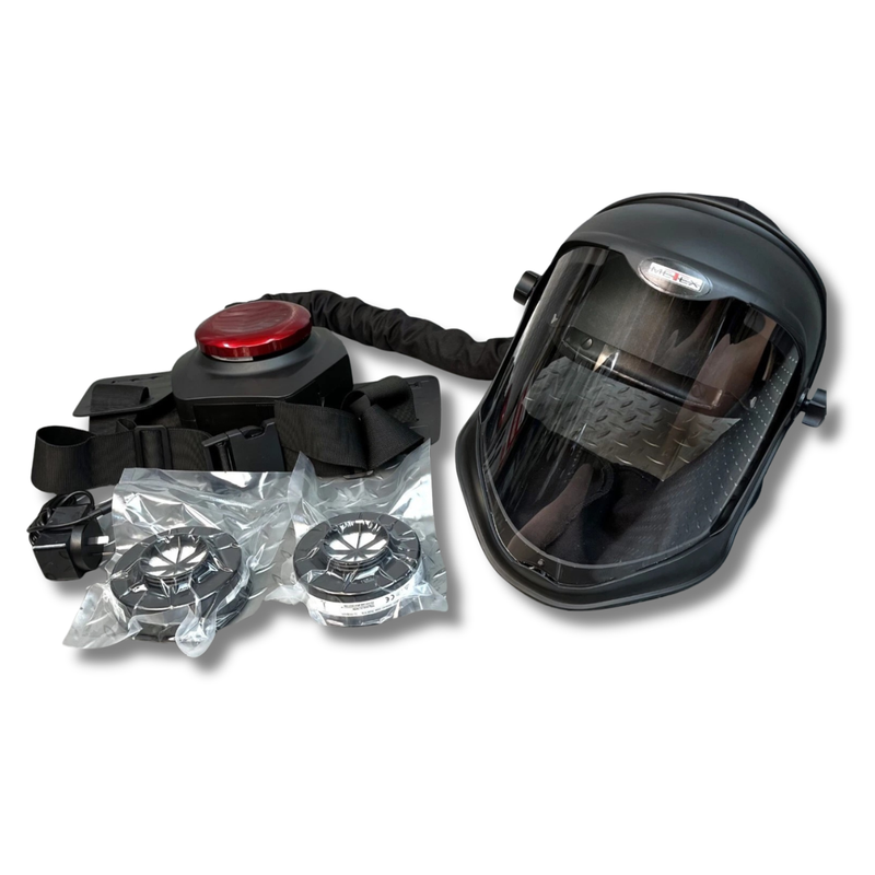 PAPR Powered Air Purifying Face Shield Respirator - Metex