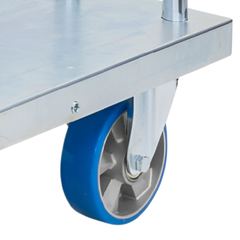 Panel Cart with 5 Adjustable Load Bars Polyurethane Castors-Hammerox Industrial