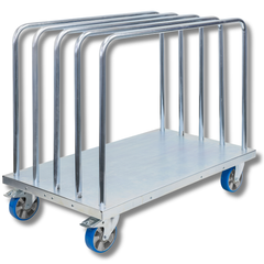 Panel Cart with 5 Adjustable Load Bars Polyurethane Castors-Hammerox Industrial