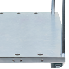 Panel Cart with Adjustable Load Bars Flat-Free Castors-Hammerox Industrial