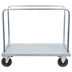 Panel Cart with Adjustable Load Bars Flat-Free Castors-Hammerox Industrial
