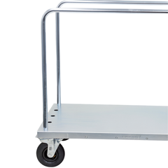 Panel Cart with Adjustable Load Bars Flat-Free Castors-Hammerox Industrial
