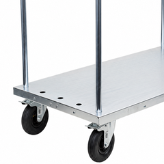 Panel Cart with Adjustable Load Bars Flat-Free Castors-Hammerox Industrial