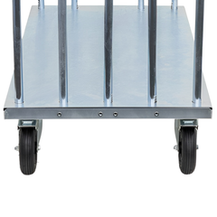 Panel Cart with Adjustable Load Bars Flat-Free Castors-Hammerox Industrial