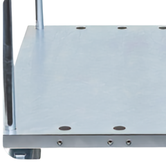 Panel Cart with Adjustable Load Bars Flat-Free Castors-Hammerox Industrial