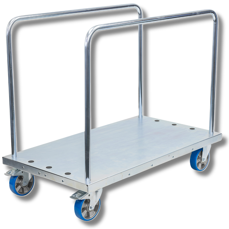 Panel Cart with Adjustable Load Bars Polyurethane Castors-Hammerox Industrial