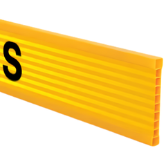 Pedestrians Left Arrow Plastic Barrier Board