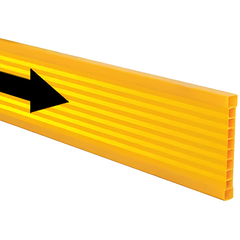 Pedestrians Right Arrow Plastic Barrier Board