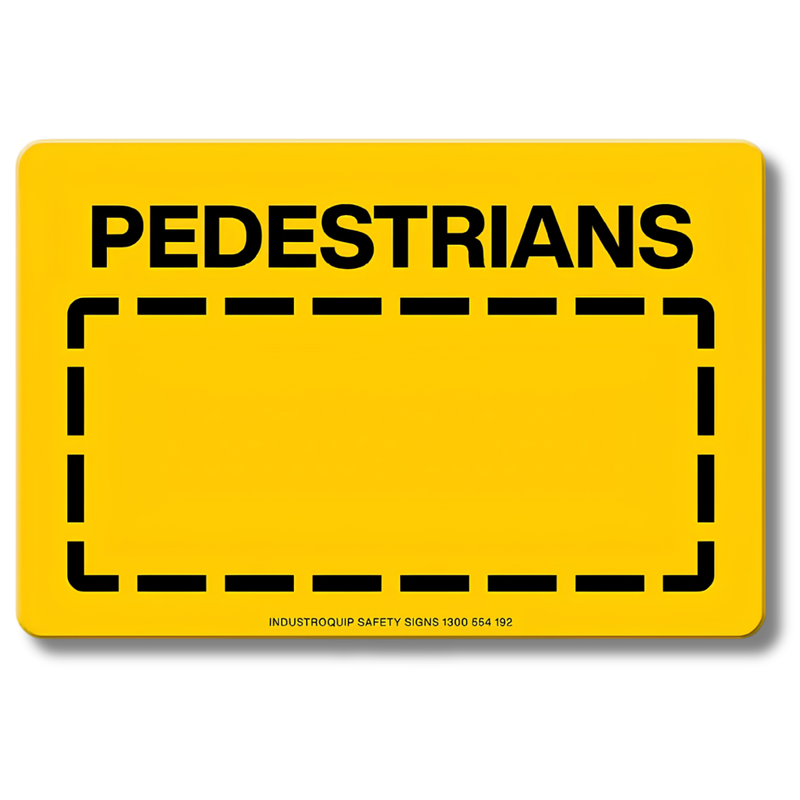 Pedestrians Swing Stand Sign