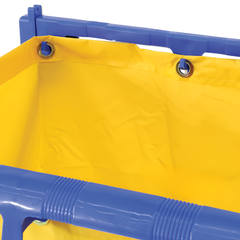 Plastic X Frame Laundry Cart-Hammerox Industrial