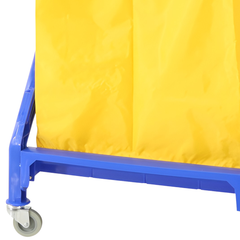 Plastic X Frame Laundry Cart-Hammerox Industrial