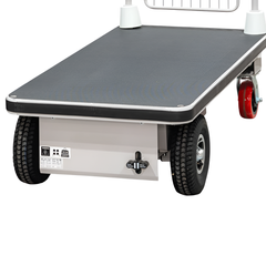 Powered Platform Trolley with Cage-Hammerox Industrial
