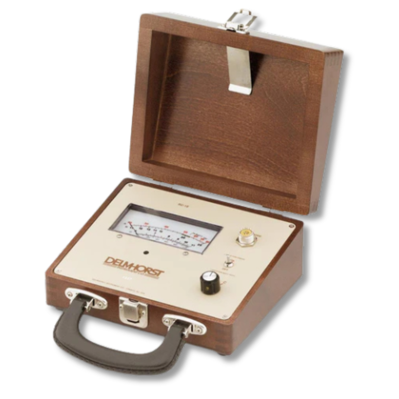 RC-1E Analog Wood Moisture Meter with Hardwood Case - Delmhorst-Hammerox Industrial
