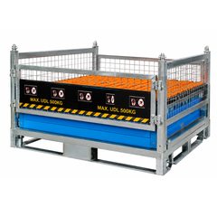 Rackable Battery Storage Cage-Hammerox Industrial
