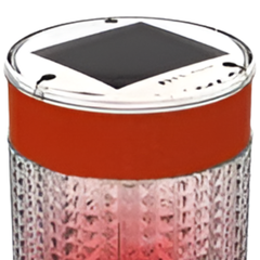 Red Solar Flashing Pilot Belt Barrier Light