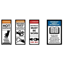 Rigid Dump Truck Safety Sticker Pack