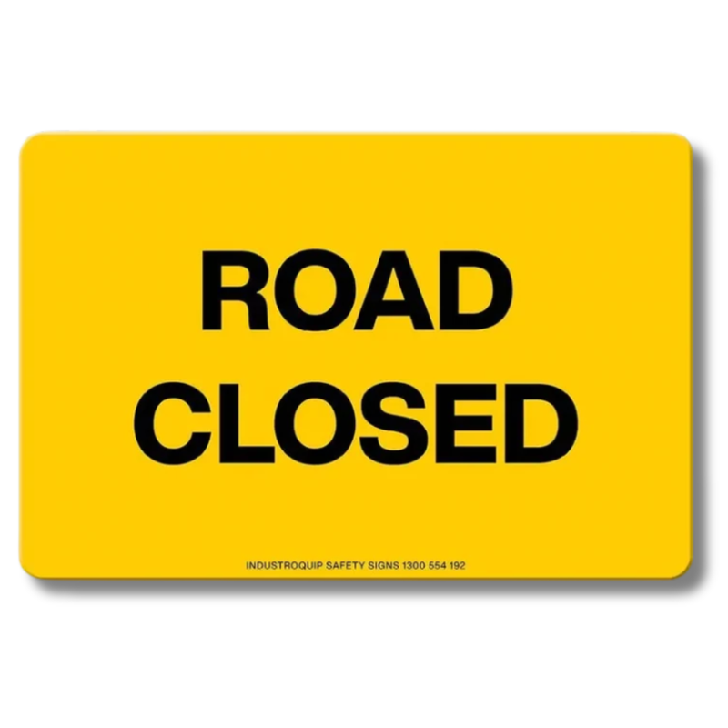 Road Closed Swing Stand Sign