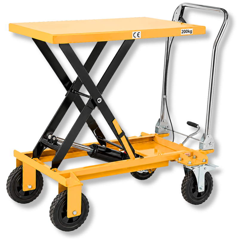 Rough Terrain Scissor Lift Trolley-Hammerox Industrial
