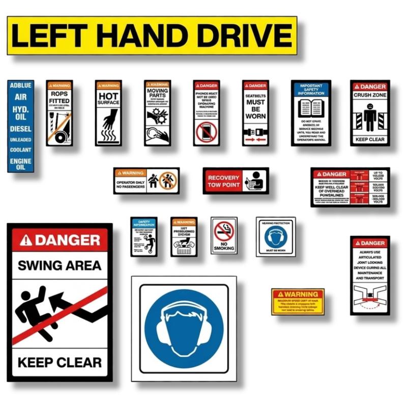Scraper Safety Sticker Pack