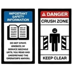 Scraper Safety Sticker Pack