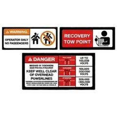 Scraper Safety Sticker Pack