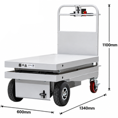 Self Propelled Electric Double Scissor Lift Trolley-Hammerox Industrial