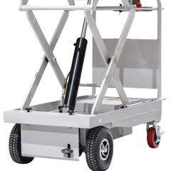 Self Propelled Electric Double Scissor Lift Trolley-Hammerox Industrial