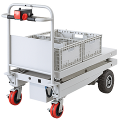 Self Propelled Electric Double Scissor Lift Trolley-Hammerox Industrial