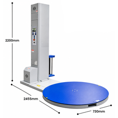 Semi Automatic Stretch Wrapping Machine 1500kg Load Capacity-Hammerox Industrial