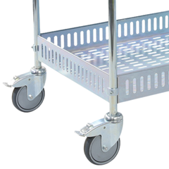 Service Cart with Side Rails-Hammerox Industrial