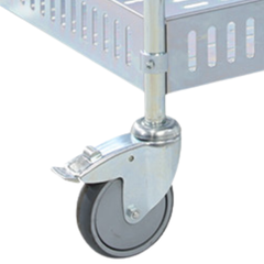 Service Cart with Side Rails-Hammerox Industrial
