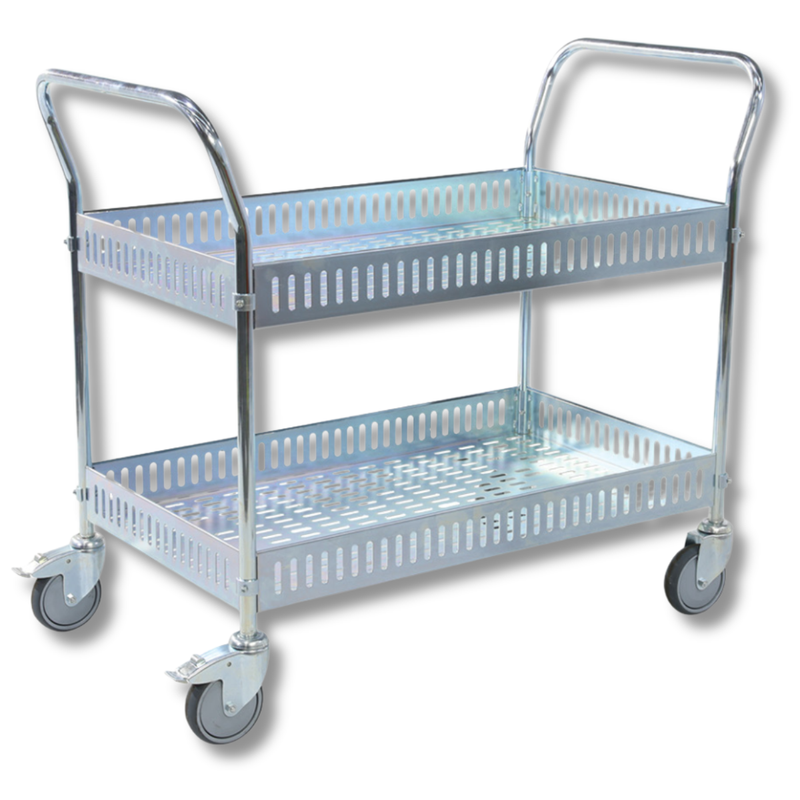 Service Cart with Side Rails-Hammerox Industrial