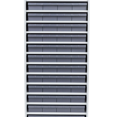 Shelf Unit Kit with 60 x V8303 Parts Trays-Hammerox Industrial