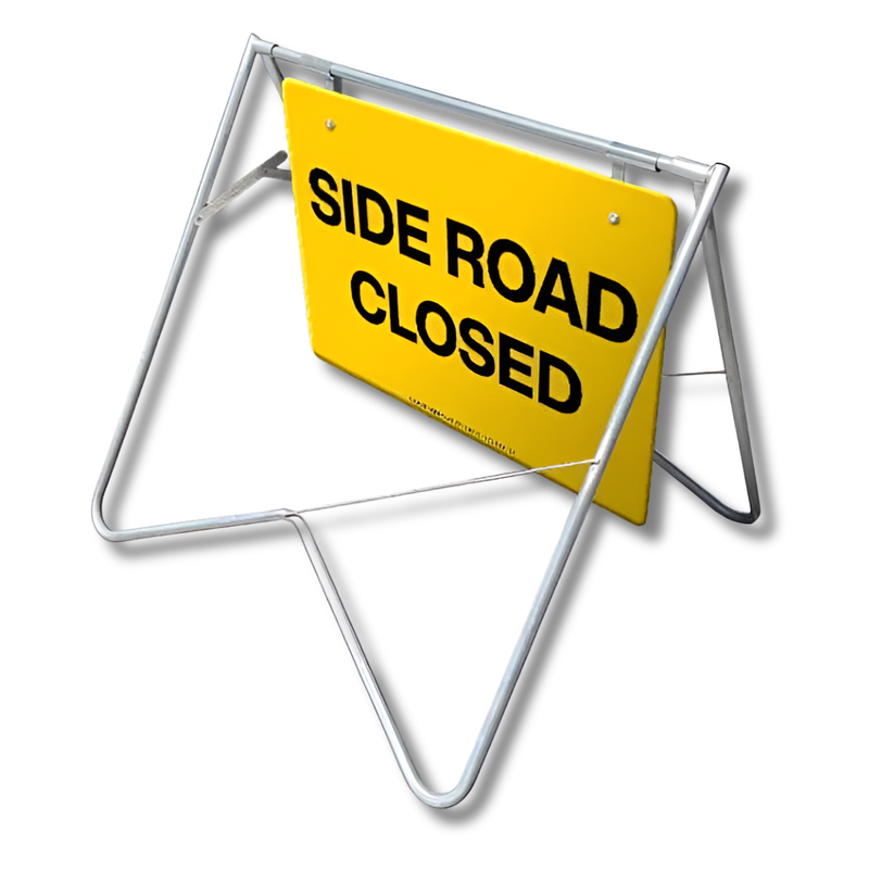 Side Road Closed Swing Stand & Sign
