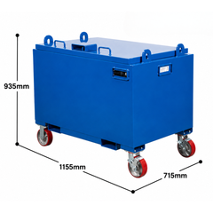 Site Tool Box with Hinged Lid-Hammerox Industrial