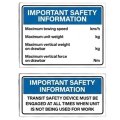Slasher Safety Sticker Pack