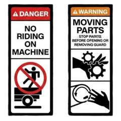 Slasher Safety Sticker Pack