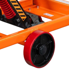 Spring Scissor Lift Trolley with Centre Wheel Kit-Hammerox Industrial