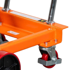 Spring Scissor Lift Trolley with Centre Wheel Kit-Hammerox Industrial