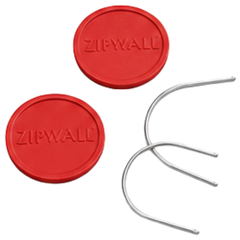 Spring Loaded Poles & Grip Discs 2 Pack - ZipWall