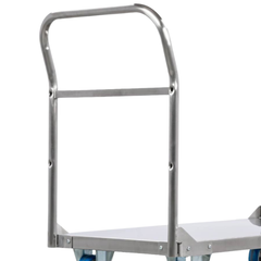 Stainless Steel Double Handle Platform Trolley-Hammerox Industrial