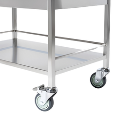 Stainless Steel Instrument Trolley with 4 Half Drawers & 1 Full Drawer-Hammerox Industrial