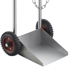 Stainless Steel Oxygen Trolley with Safety Chain-Hammerox Industrial