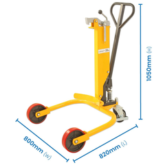Steel & Plastic Drum Trolley-Hammerox Industrial
