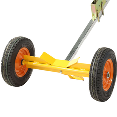 Steel & Plastic Drum Trolley with Pneumatic Wheels-Hammerox Industrial