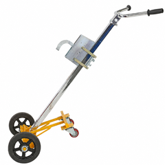 Steel & Plastic Drum Trolley with Solid Wheels-Hammerox Industrial
